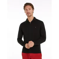 Tommy Hilfiger Pima Org Vollreißverschluss Pullover Black M