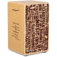 Schlagwerk CP85 Cajon Rudiments Styles - braun