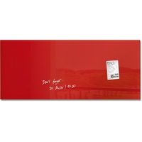 Sigel Glas-Magnettafel artverum® 130,0 x 55,0 cm rot