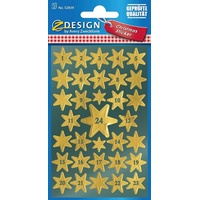 Avery Zweckform ZDesign Adventskalender-Sticker "Sterne"
