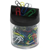 Wedo Büroklammerspender Metall 75 mm Transparent