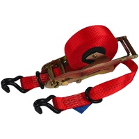 Kerbl Spanngurt 37184, Spitzhaken und Ratsche, 4,5m x 25mm,