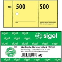 Sigel Garderobenblock 1-500, GN500,