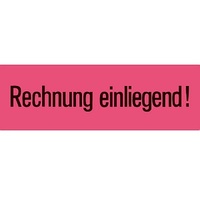 Herma 1.000 HERMA Warnetiketten 6752 rot »Rechnung einliegend!« 39,0