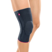 Medi Kniebandage Genumedi Komfort, silber, mit Silikonring, Größe: II
