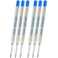 Online Schreibgeräte ONLINE® Kugelschreiberminen M blau, 6 St.