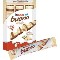 Ferrero Kinder Bueno White Schokoriegel, 6 x 19.5g