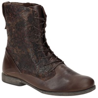 THINK! AGRAT chromfrei gegerbte nachhaltige Stiefelette, 3020 Espresso/Kombi, 37,5