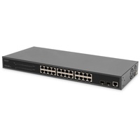 Digitus DN-953 Rackmount Gigabit Managed Switch, 24x RJ-45, 2x