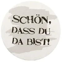 Sovie Horeca Bierdeckel Schön dass du da bist mit