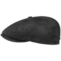 Stetson Hatteras Pigskin Flatcap Herren - Schirmmütze aus Leder
