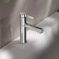 Keuco IXMO Pure Einhebel-Waschtischmischer 130, ohne Ablaufgarnitur, Rosette rund,