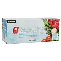 Papstar Gefrierbeutel, LLDPE 4 l 40 cm x 25