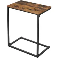 VASAGLE Beistelltisch Rustikales Braun Spanplatte 55 x 35 x