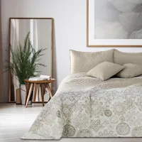DecoKing Alhambra Queensize-Bett:, Polyester, grau, 200x220