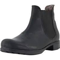 THINK! Denk chromfrei gegerbte Lammfell Chelsea-Boots, 0000 SCHWARZ, 40.5