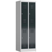 Classix Spind anthrazit, lichtgrau X-520228, 4 Schließfächer 59,0 x