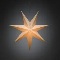 Konstsmide 2917-200 Weihnachtsstern Stern Klar Weiß mit Ständer