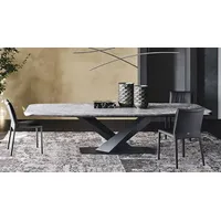 Casa Padrino Luxus Esstisch Schwarz 300 x 128 x