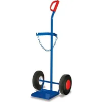 VARIOfit Stahlflaschenkarre für 1 Flasche a 40-50 l Inhalt