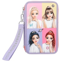 DEPESCHE TOPModel 3-Fach Federtasche SNAP SHOTS inkl. Stifte bunt