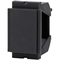 Kopp Montageclip für Hutschiene smart Control, 1 Stück, Schwarz,