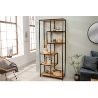 Riess-Ambiente Bücherregal SLIM LINE - Industrial 185cm Wildeiche schwarz