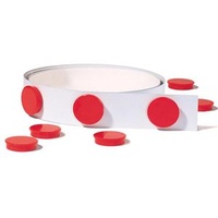 Franken Magnethaftband, selbstklebend, 2500 x 3,5 cm, weiß, Kunststoff,