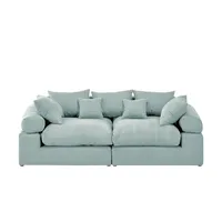 Smart Big Sofa Lionore ¦ grün ¦ Maße (cm):