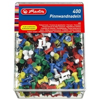 Herlitz Pinnwand-Nadeln, farbig sortiert, Inhalt: 400 Stück