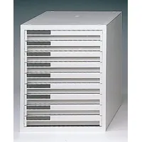 Styro Schubladenbox styrokay 9 Schübe geschlossen weiß