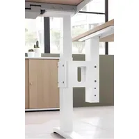 Hammerbacher Sitz-Steh-Schreibtisch elektrisch 160x80cm Ahorn/Graphit-alu