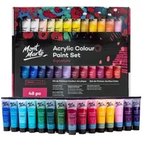 Mont Marte Acrylfarben Set 48 Stück, 36ml Tuben –