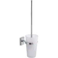 Tesa WC-Garnitur klaam Toilettenbürste", chrome, B:12cm H:30cm Ø:12cm, Reinigungsbürsten