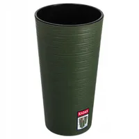 Kadax - Bio-Blumentopf, mit Einlage, Pflanzkübel, 19 cm, Grün