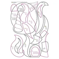 Ludwig Bähr Laternen-Bastelset Einhorn 2