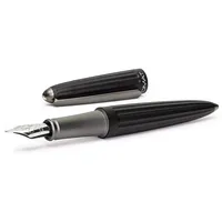 Diplomat Diplomat, Füller Aero schwarz M, aus Aluminium,