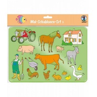 Ursus Mal-Schablonen-Set 3