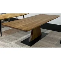 Casa Padrino Luxus Esstisch Braun / Schwarz 240 x