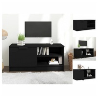 VidaXL TV-Schrank Schwarz 80x35x36,5 cm Holzwerkstoff