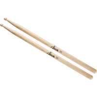 XDrum Schlagzeug Sticks 5B Wood Tip (runder Holzkopf, Länge:
