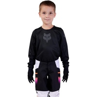 Fox Blackout Jersey Windbreaker Unisex Kinder, Schwarz, S