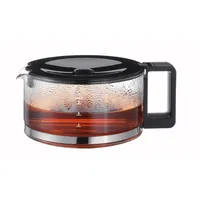 Cloer 0720 720 Ersatzkanne, Glas, Schwarz/Transparent