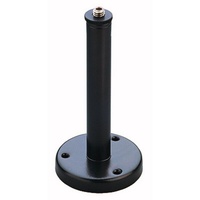 K&M 221 a Tischflansch Schwarz - Stahl mit 3/8“