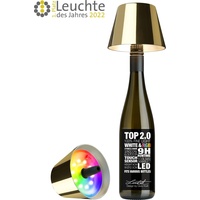 SOMPEX LED-Akku-Flaschenaufsatz Top 2.0 Kunststoff Gold