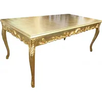 Casa Padrino Barock Esstisch Gold 200 x 99 cm