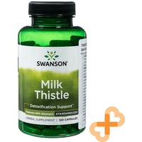 Swanson Milk Thistle - Eigenschaften 80% Silymarin 120 Kapseln