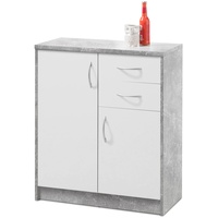 Höffner Kommode Oppeano - grau - Maße cm B: