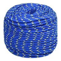 VidaXL Bootsseil Blau 6 mm 25 m Polypropylen