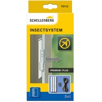 Schellenberg Adapter-Set für Fliegengitter Balkontür, ohne bohren, inklusive Bürstendichtung,